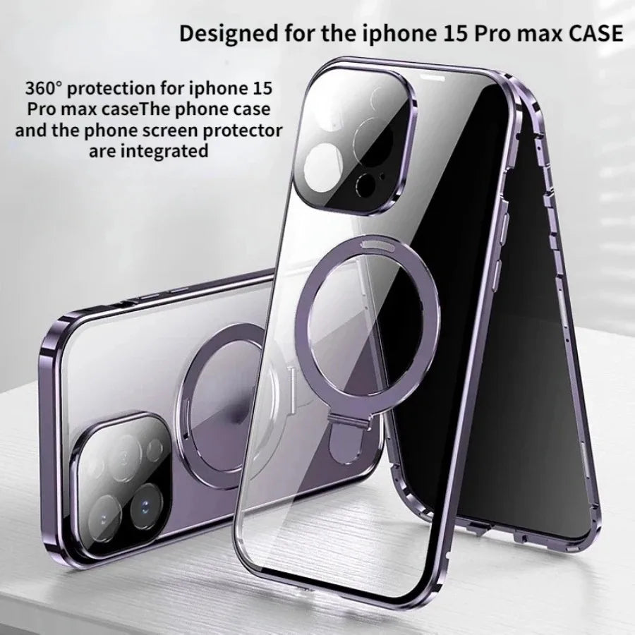 Anti-Peeping Magnetic Case for iPhone 16/15/14/13