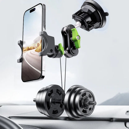 Lanparte High-Quality Suction Car Phone Holder - Compatible with iPhone 15 Pro Max & Huawei P60 Pro