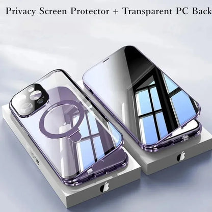 Anti-Peeping Magnetic Case for iPhone 16/15/14/13