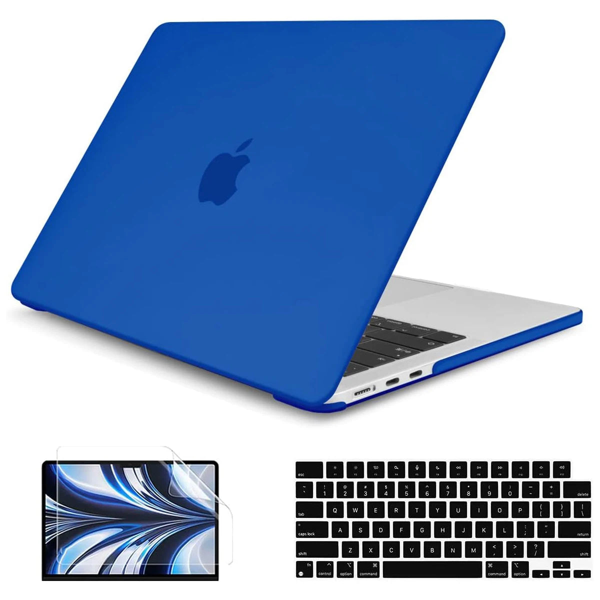 EGYAL Hard Shell Case for MacBook Air 15" & Pro 13", Compatible with M1 & M2 Models