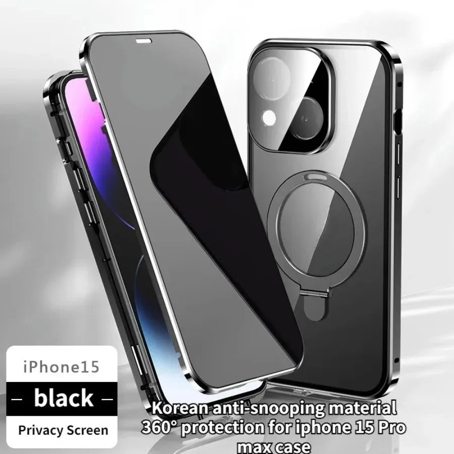 Anti-Peeping Magnetic Case for iPhone 16/15/14/13